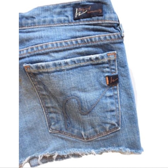 Citizens of Humanity American Flag Shorts Sz 29 - Picture 5 of 8